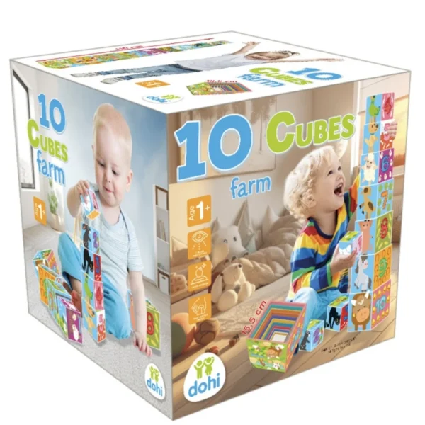 10 Cube kockarakosgató fejlesztő építő játék - Image 2