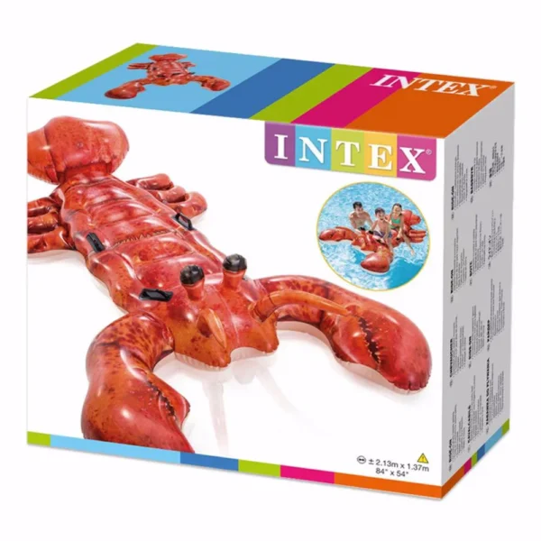 Intex Felfújható homár, piros Gumimatrac, Úszómatrac, Napozómatrac - Image 5