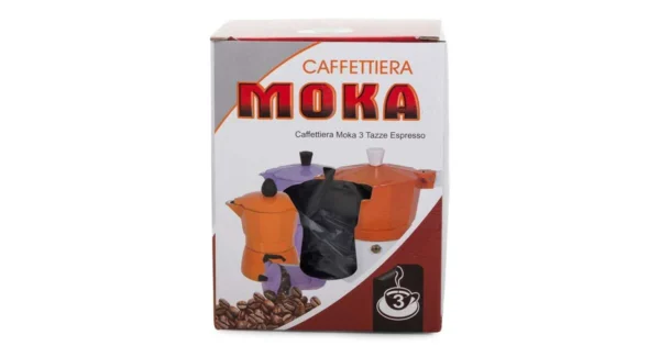Caffettiera Moka Kotyogós kávéfőző, 3 személyes, Több színben