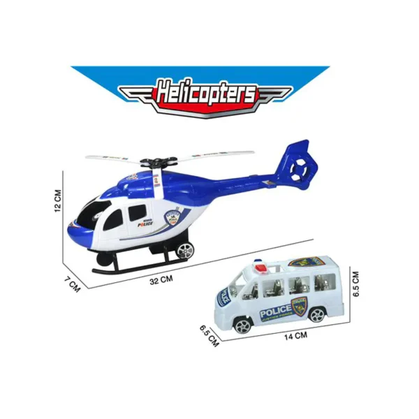 Rendőr helikopter rendőr busszal - Image 3